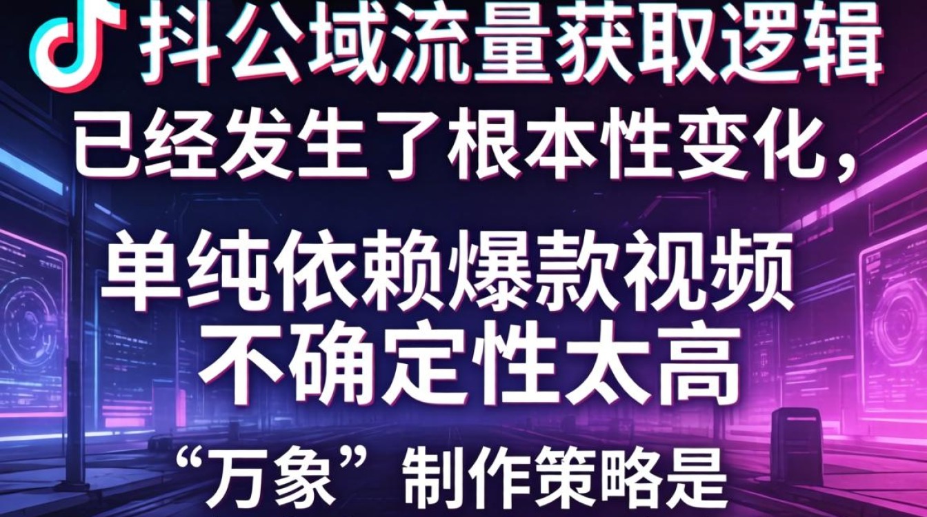 抖音公域流量如何突破瓶颈