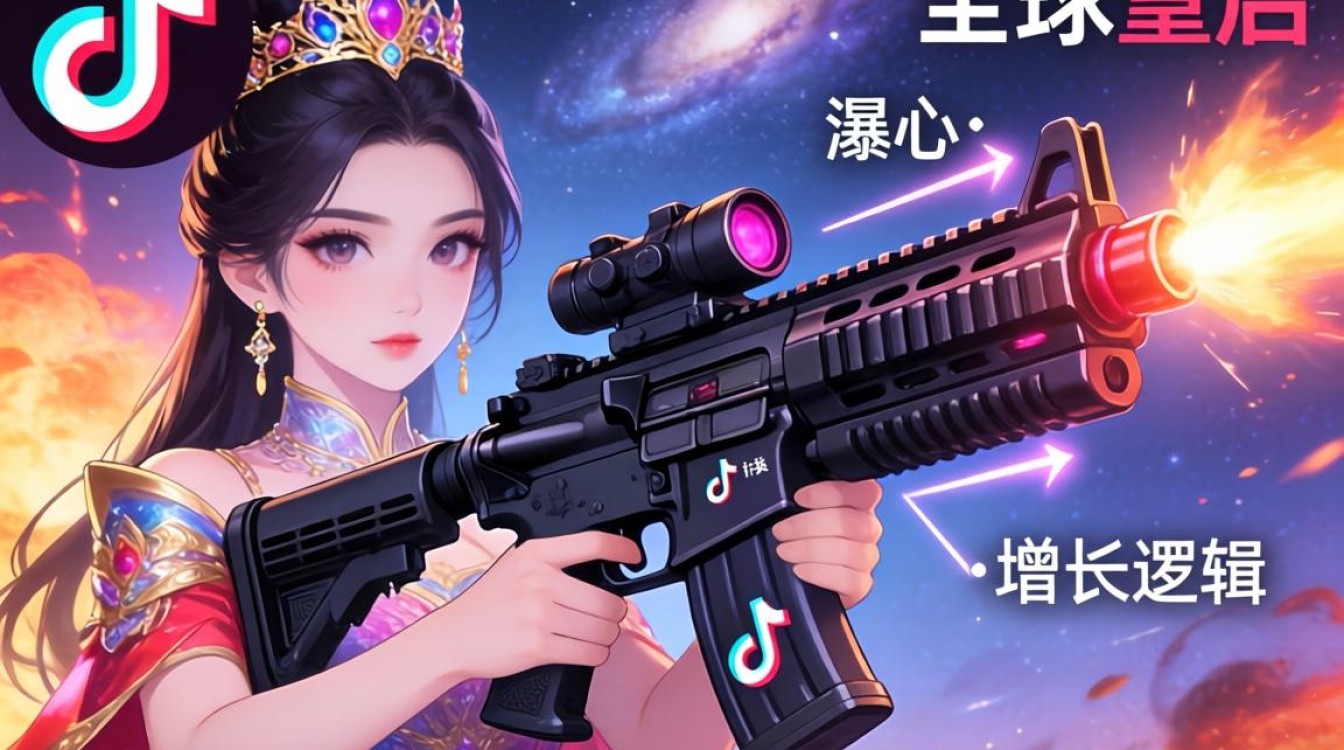 TikTok皇后玩具枪如何涨粉