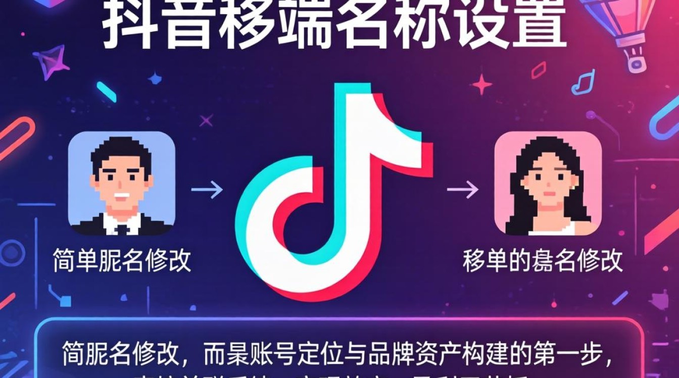 抖音移动的名字怎么弄