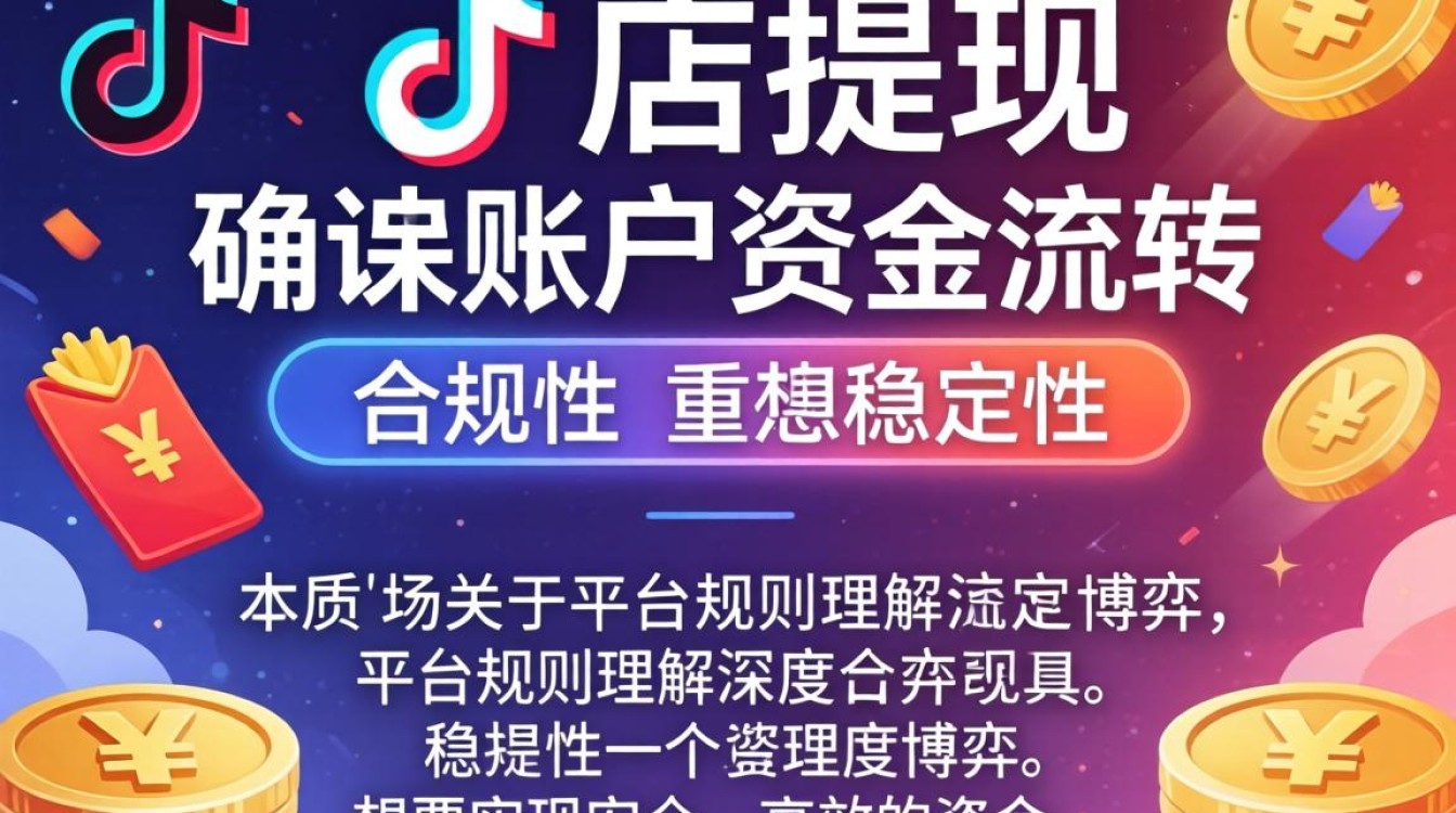 抖音小店提现规则有哪些