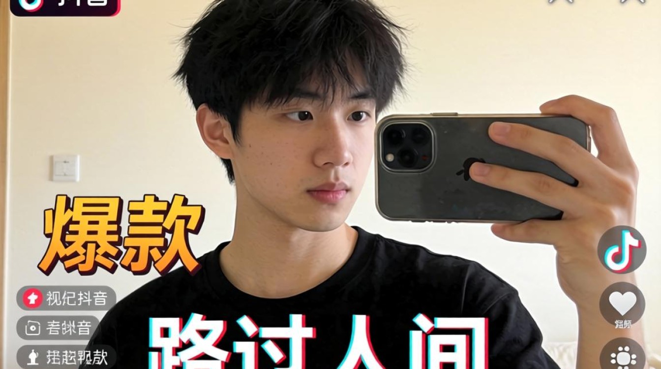 抖音里面路过人间怎么拍