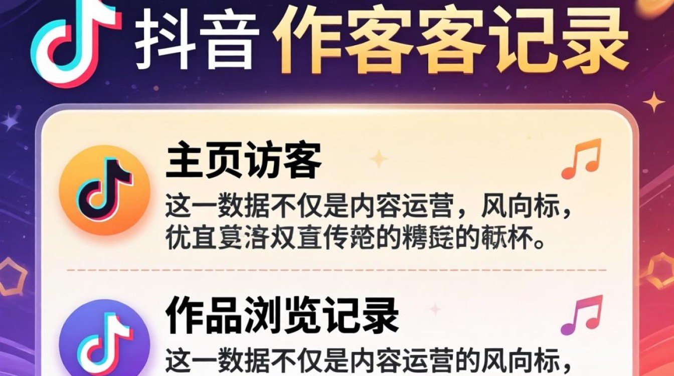 抖音访客记录查看方法