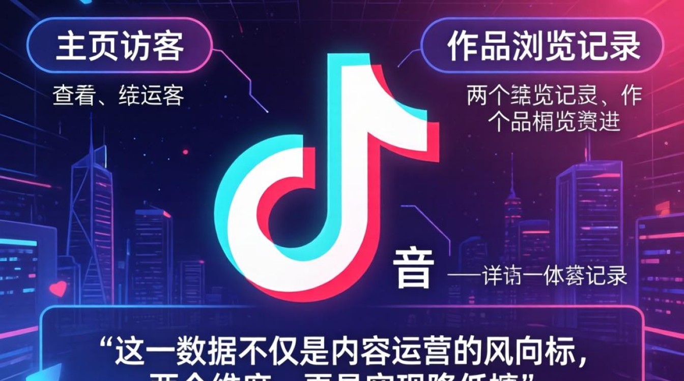 抖音访客记录查看方法