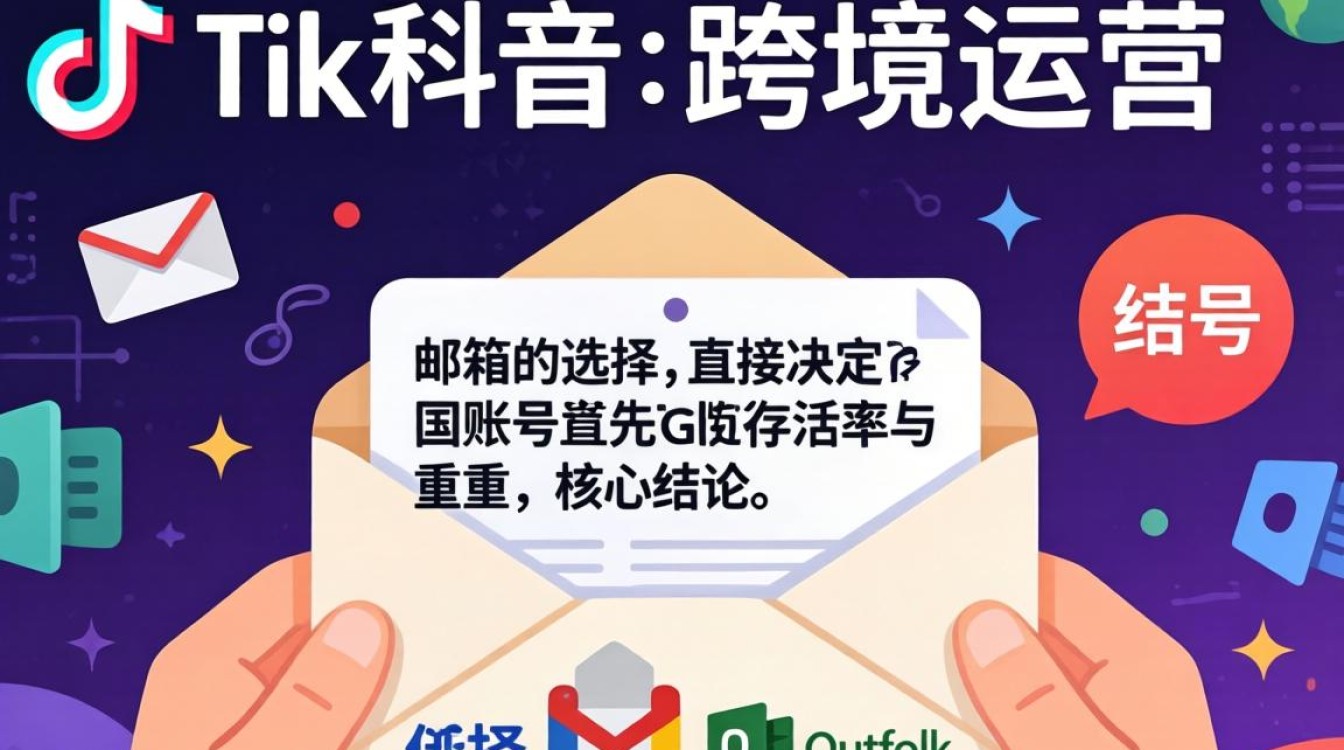TikTok注册用什么邮箱比较好