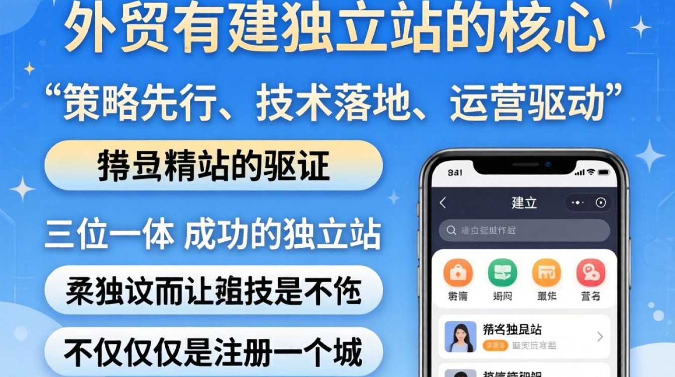 外贸自建独立站怎么建设