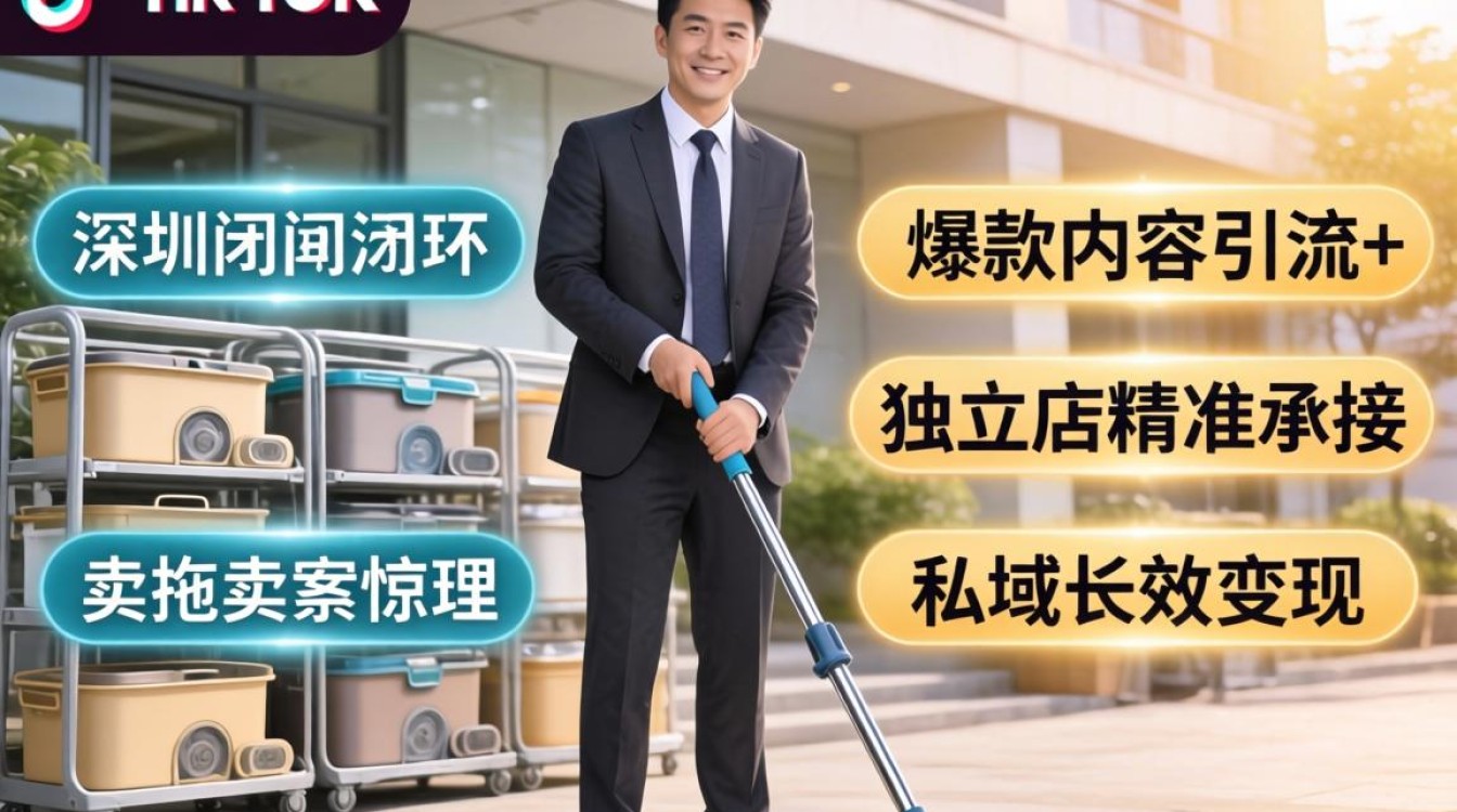 深圳老板tiktok卖拖把怎么样