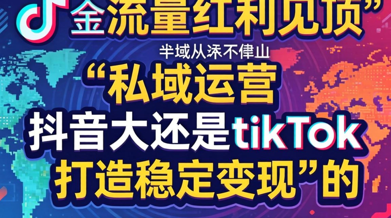 抖音大还是tiktok?私域运营如何打造稳定变现模式 私域运营如何打造稳定变现模式