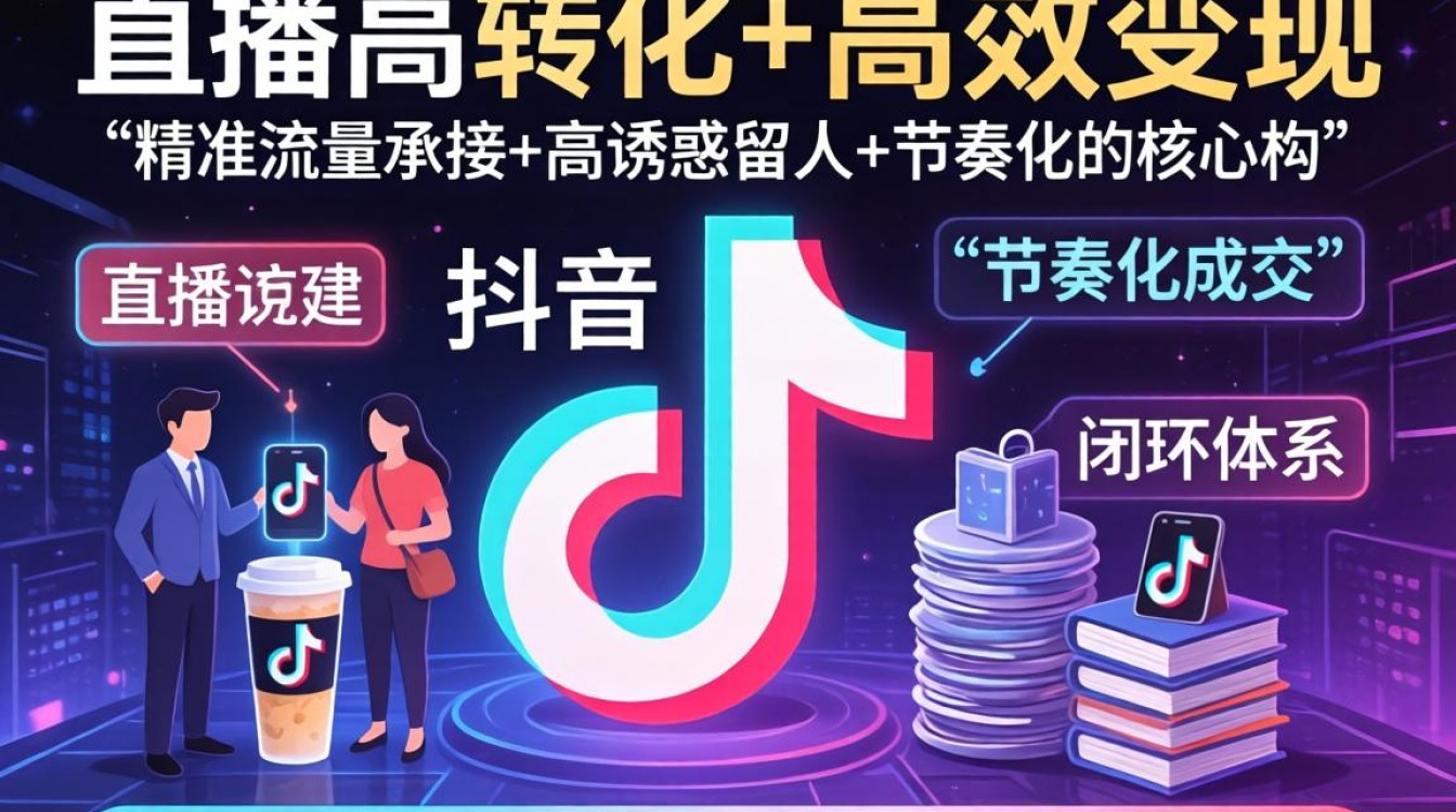 抖音直播转化高效运营方法与变现技巧