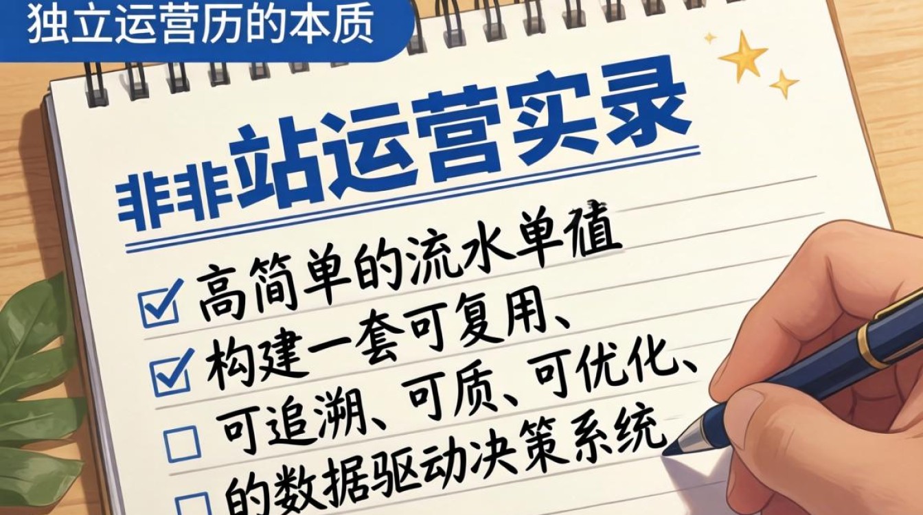 独立站运营实录怎么写