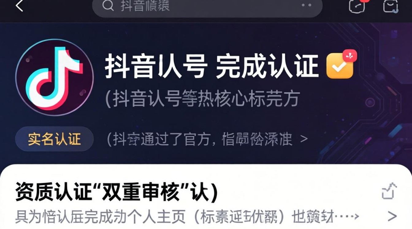 抖音账号怎么才算认证了