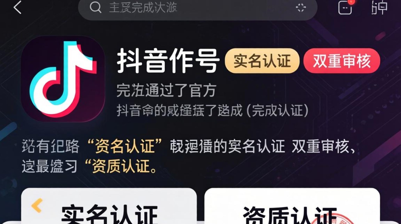 抖音账号怎么才算认证了