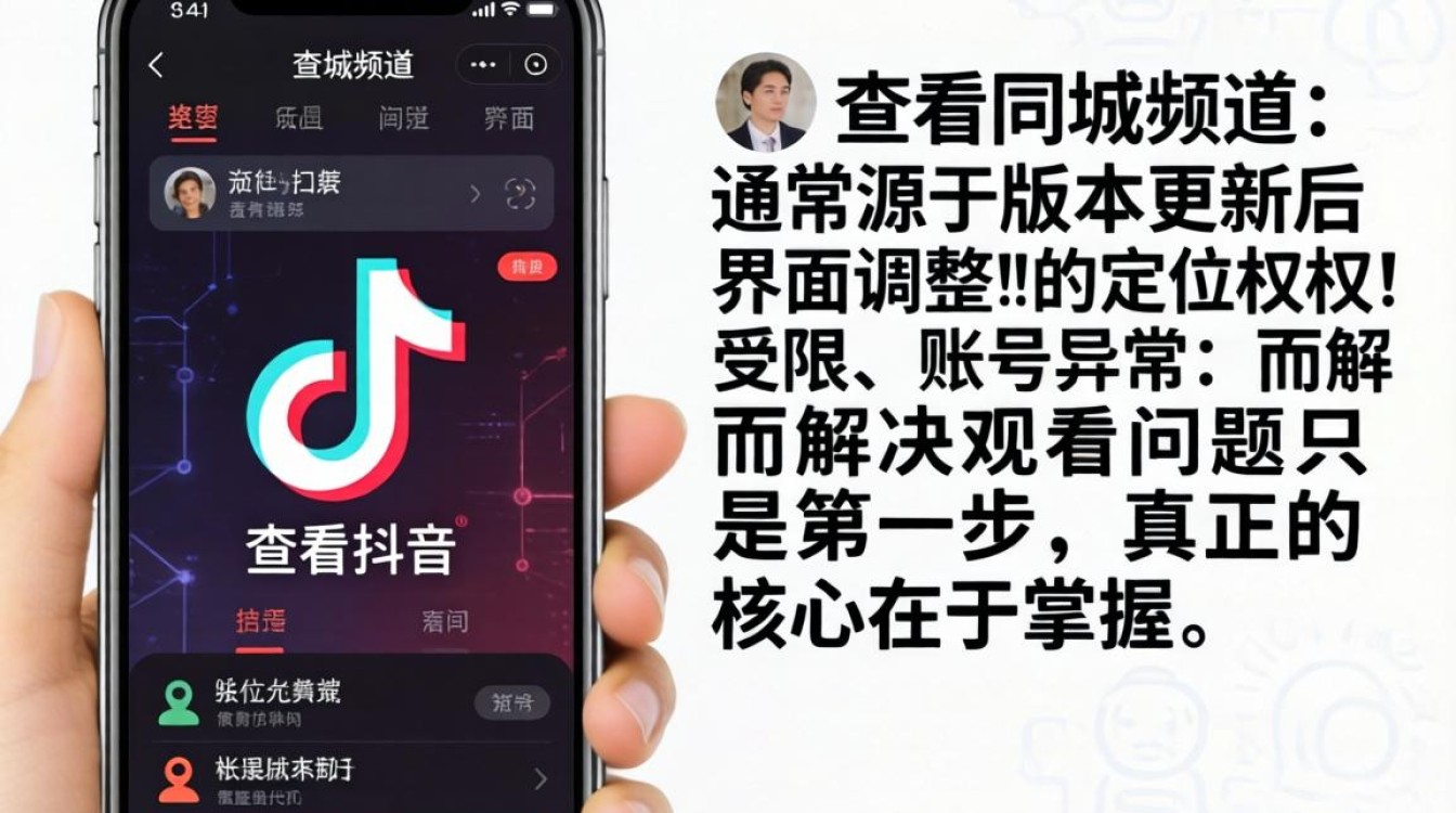 抖音怎么没法看同城了呢