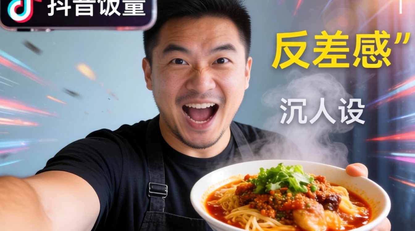 抖音饭量大的视频怎么拍