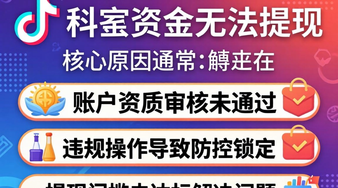 抖音余额提现失败是什么原因