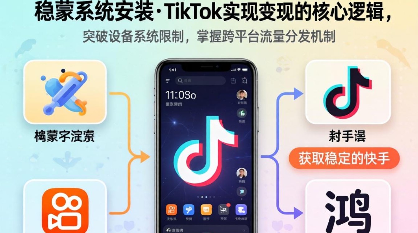快手鸿蒙tiktok安装包怎么变现