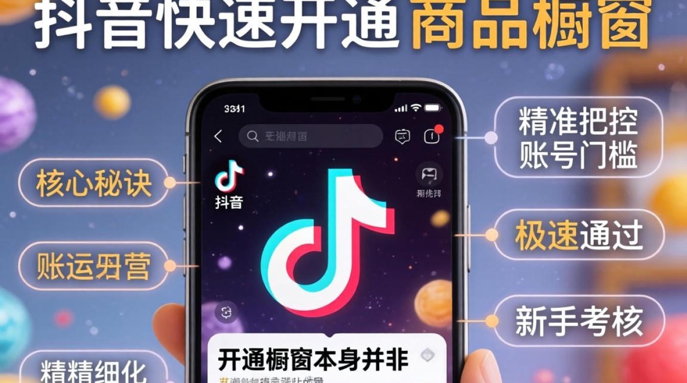 如何快速抖音商品橱窗