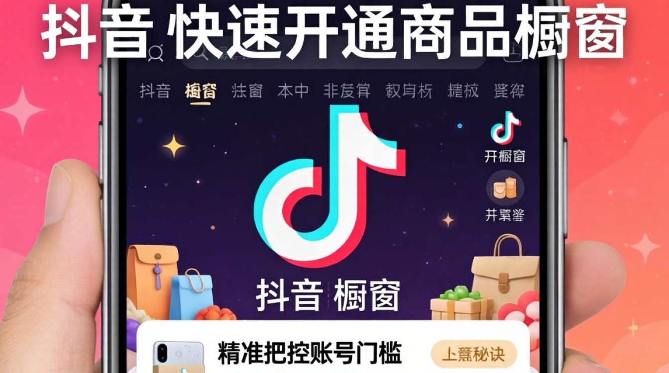 如何快速抖音商品橱窗