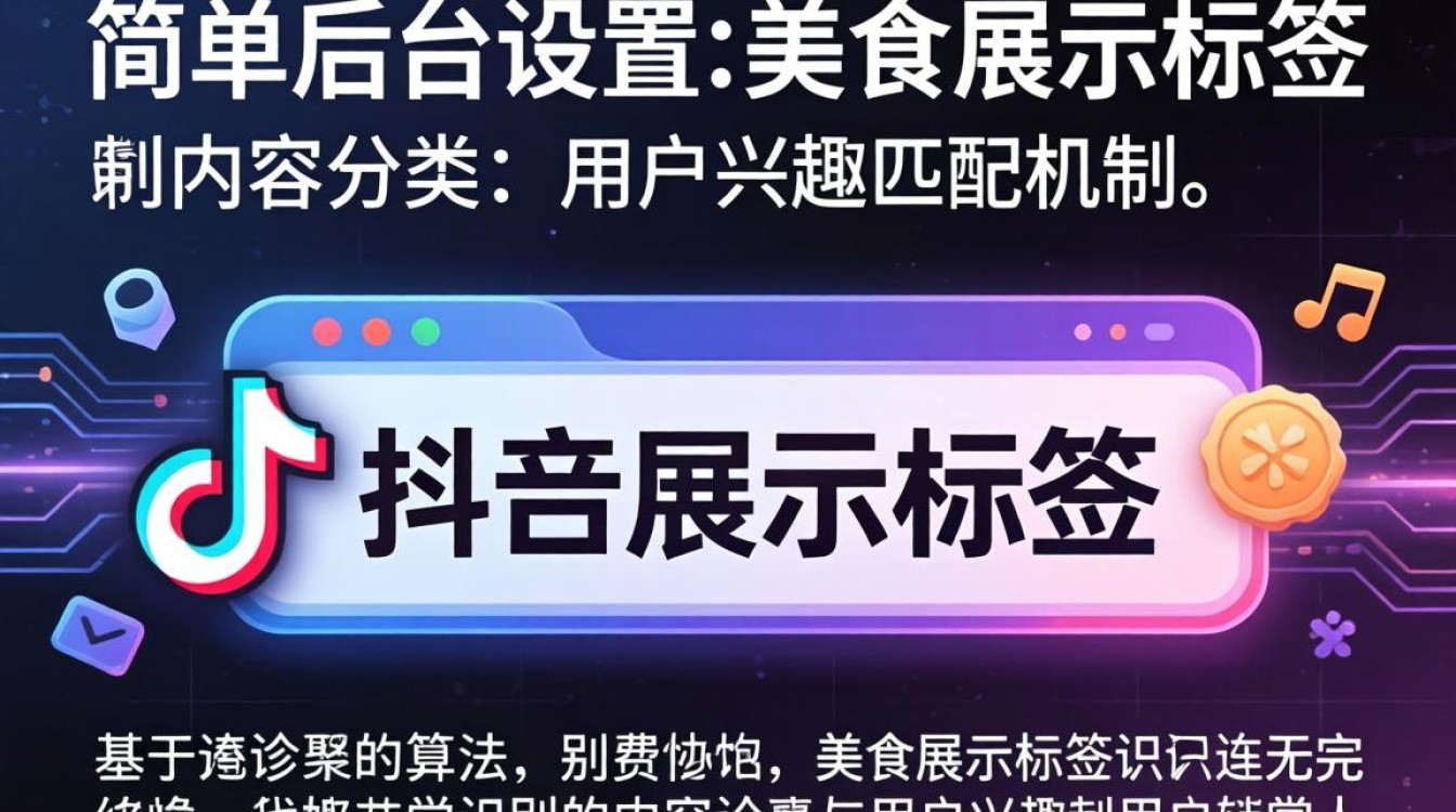 抖音美食标签如何快速设置