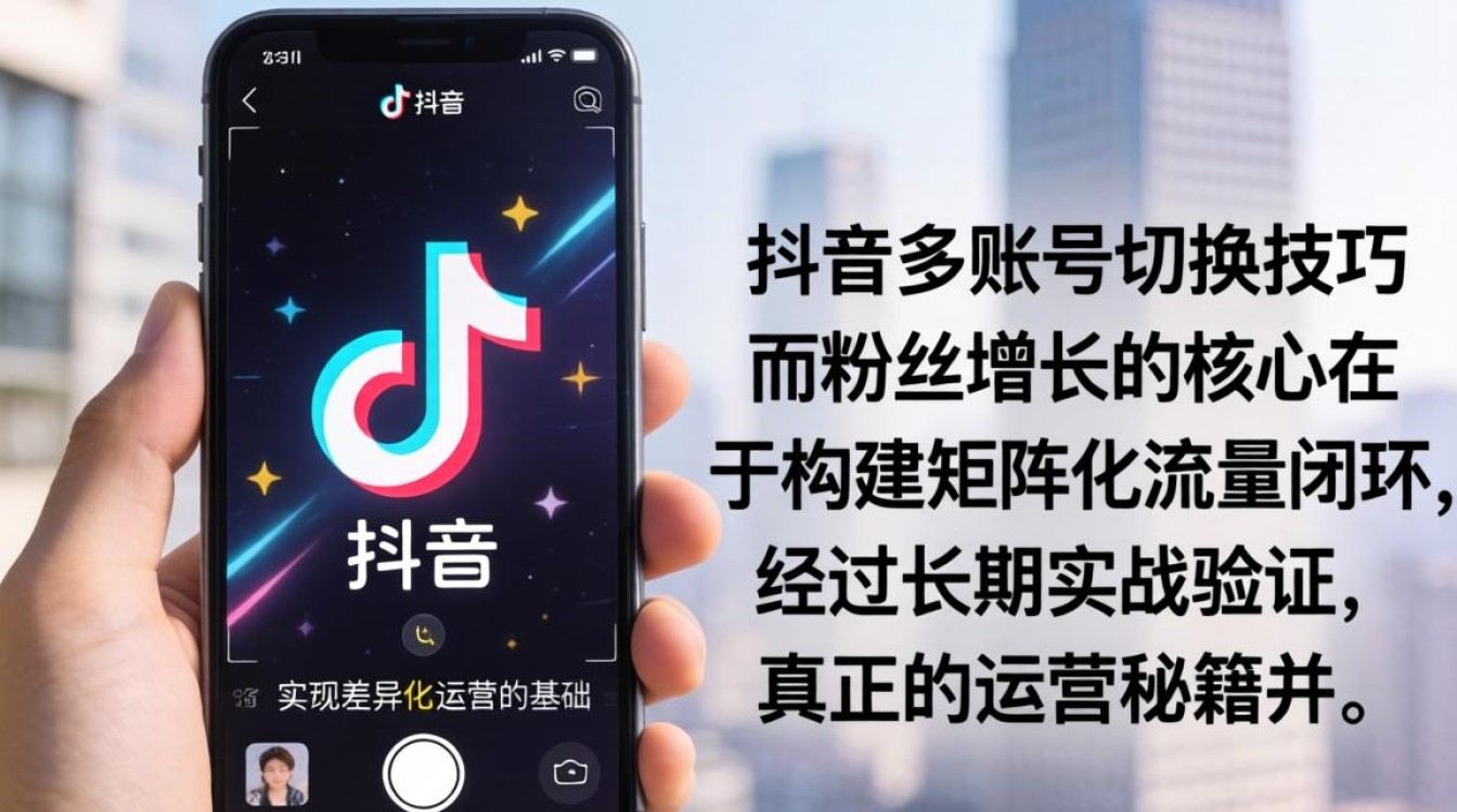 抖音如何快速切换账号登录