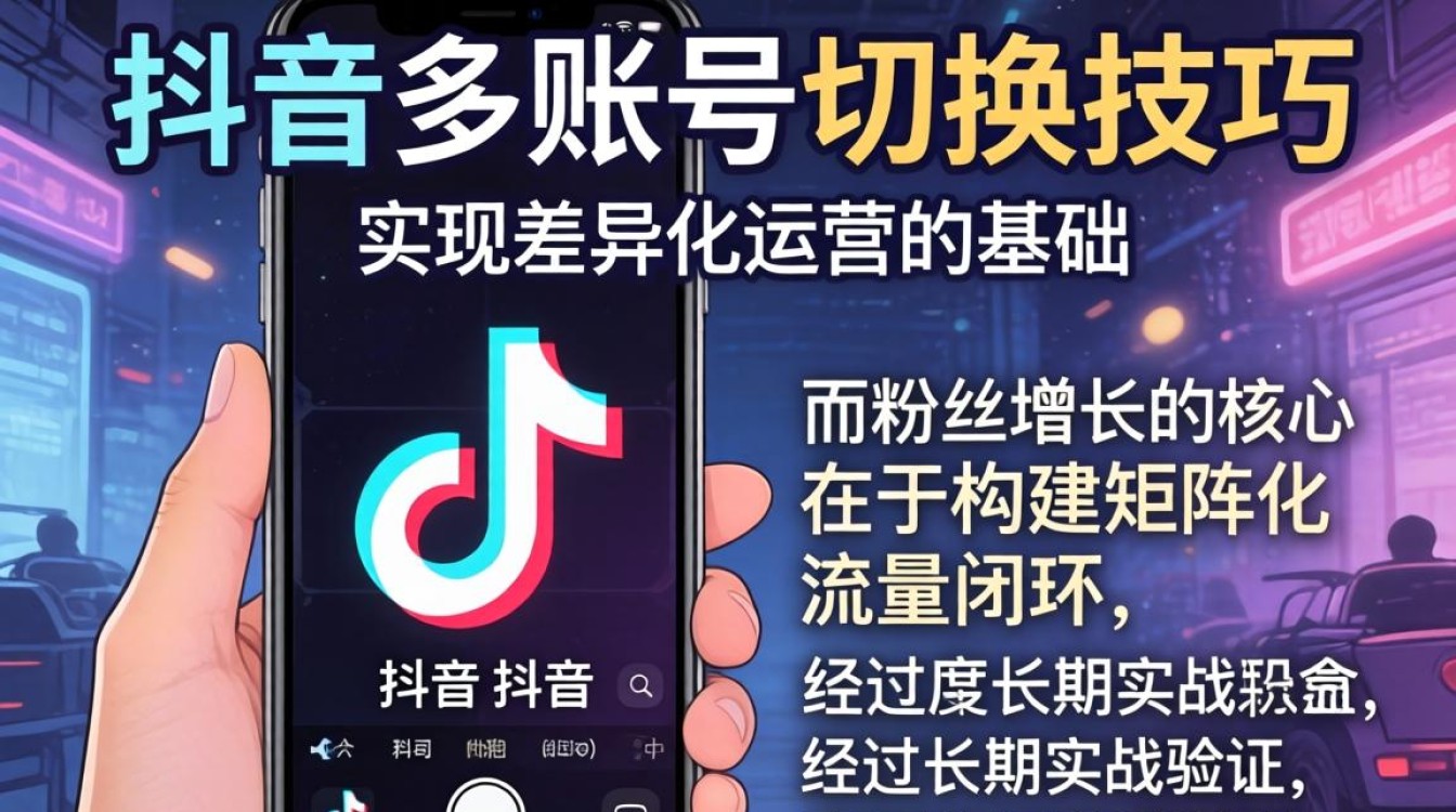 抖音如何快速切换账号登录