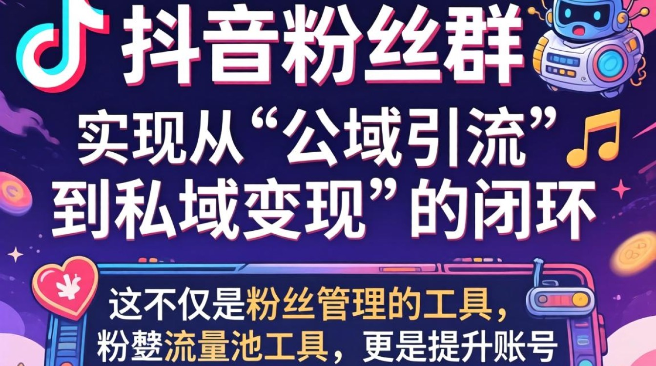 抖音粉丝群从入门到精通实战教程