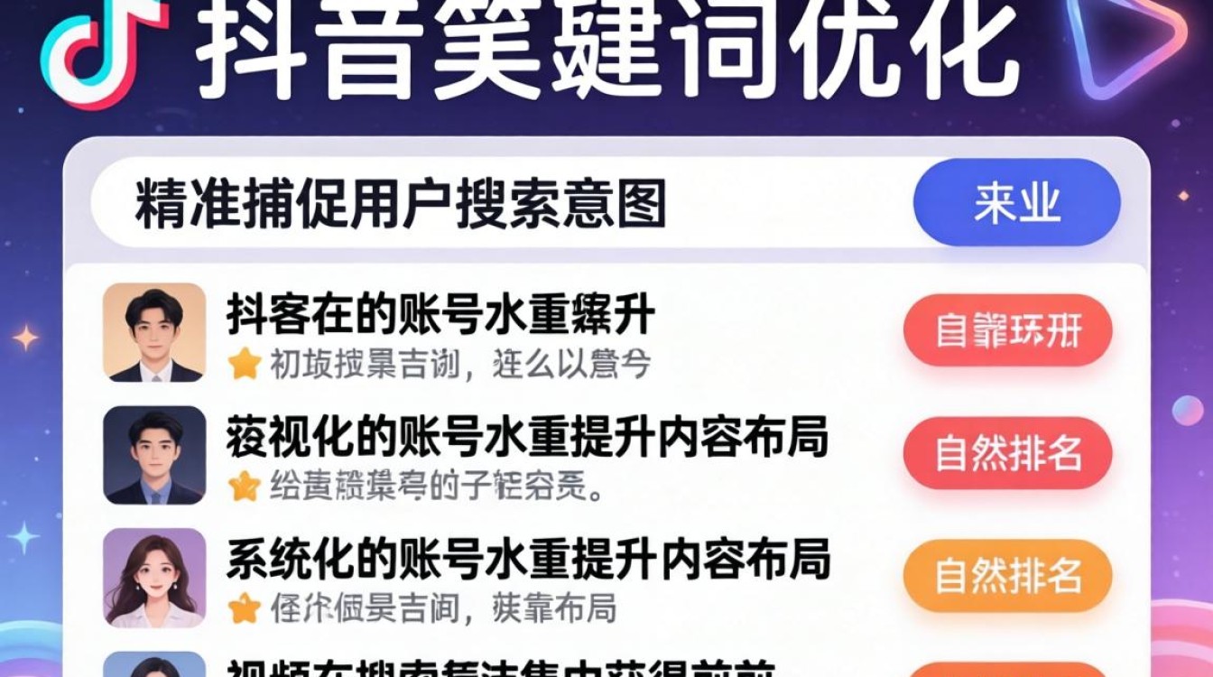 抖音关键词优化新手入门完整教程