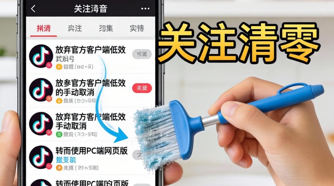 抖音一键取消关注所有人怎么操作