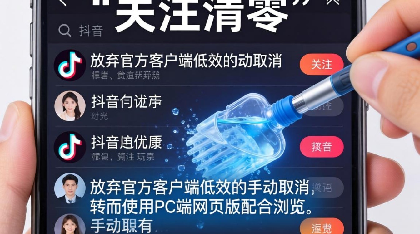 抖音一键取消关注所有人怎么操作