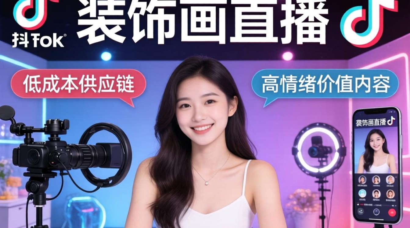 TikTok装饰画直播如何变现