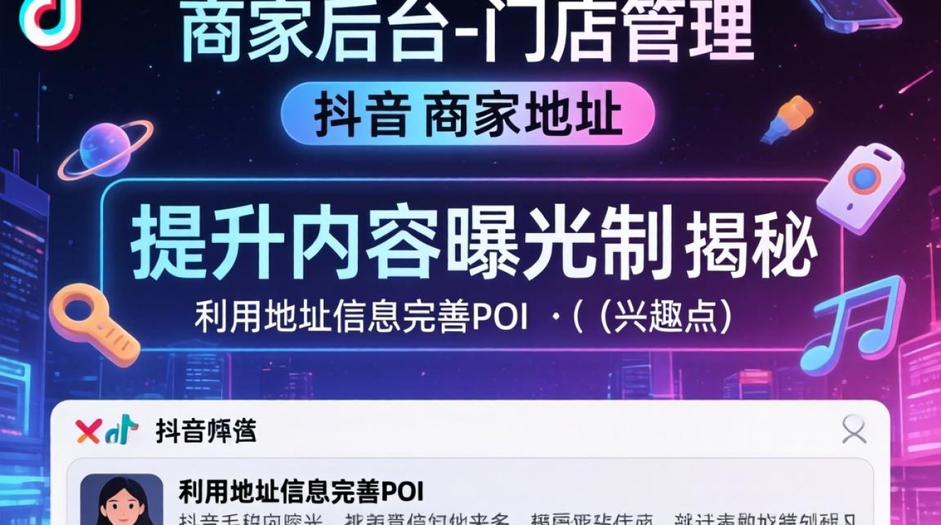 抖音商家地址修改步骤详解