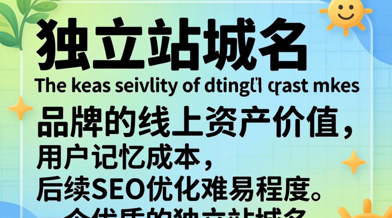 独立站域名选择要注意什么