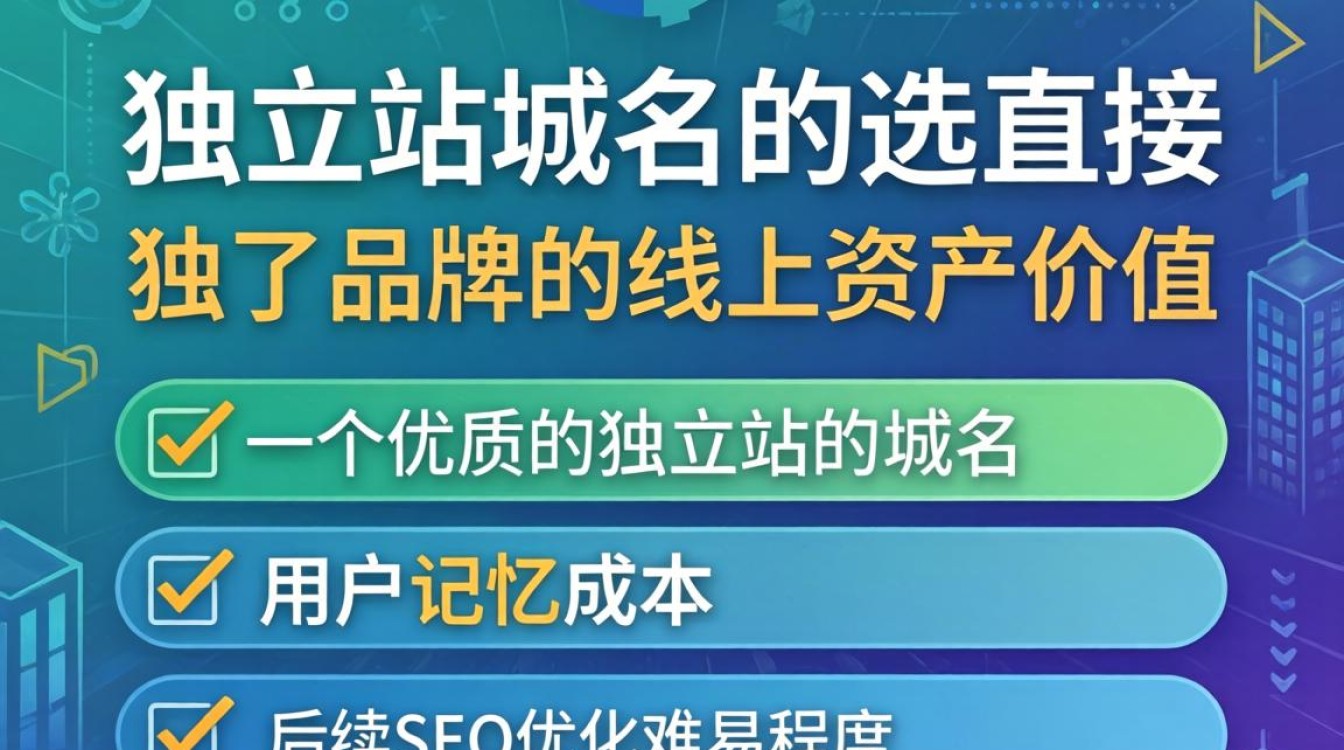 独立站域名选择要注意什么