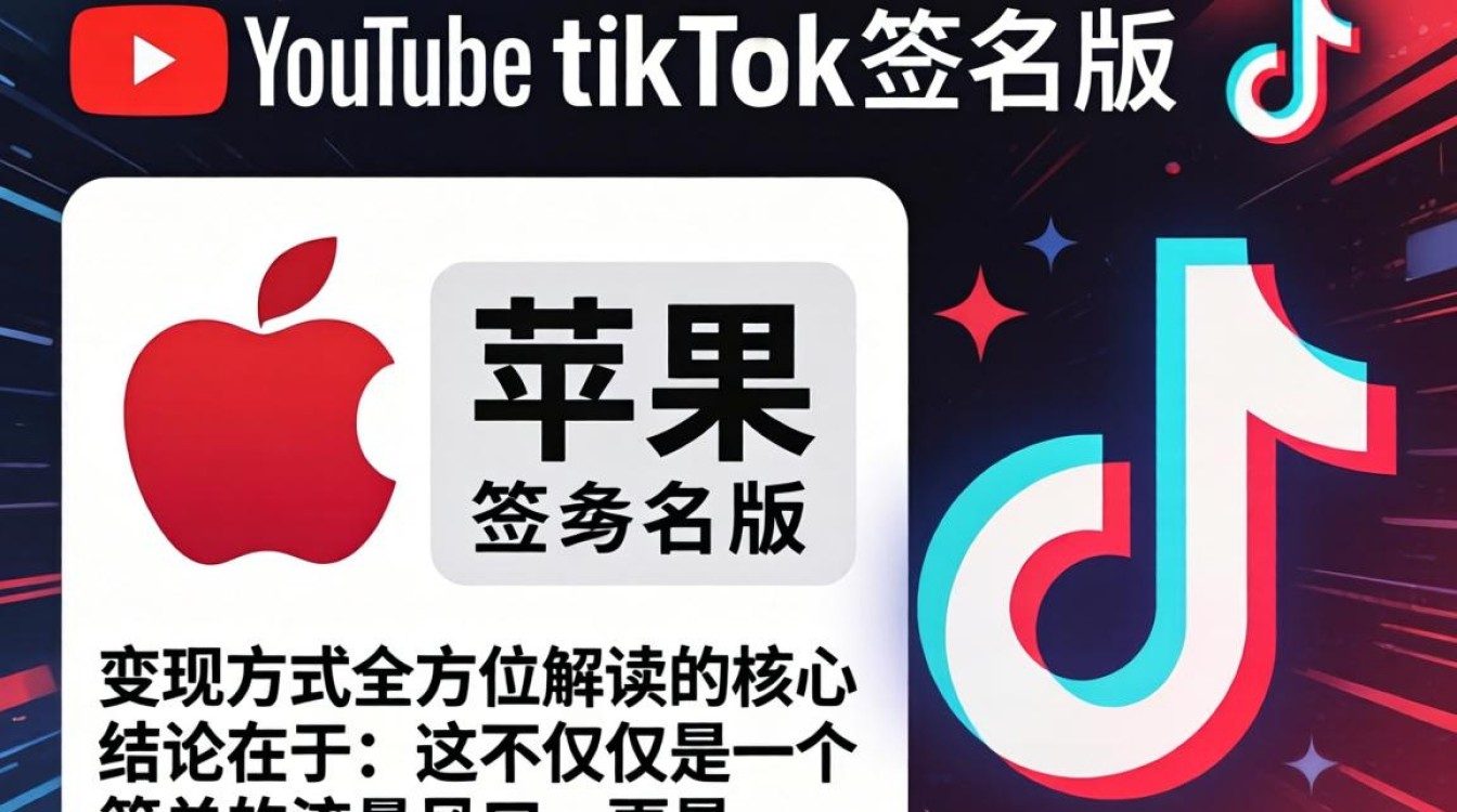 YouTube苹果tiktok签名版如何变现