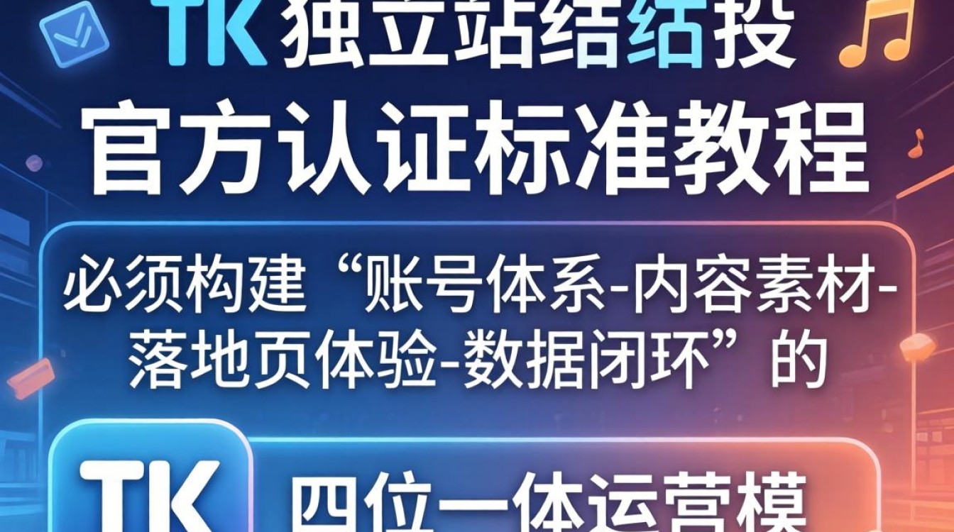 独立站怎么投TK广告?官方认证标准教程详解 独立站怎么投TK广告