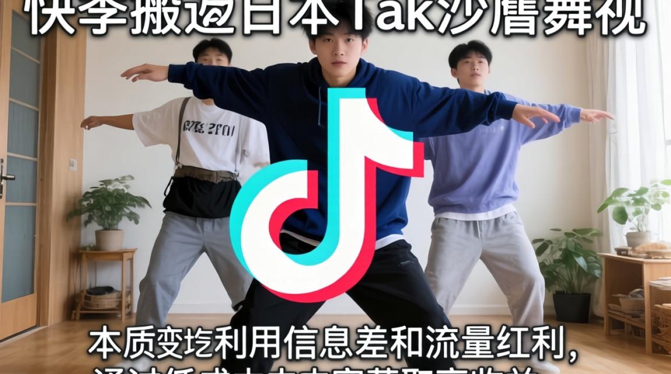 快手日本tiktok沙雕舞怎么做