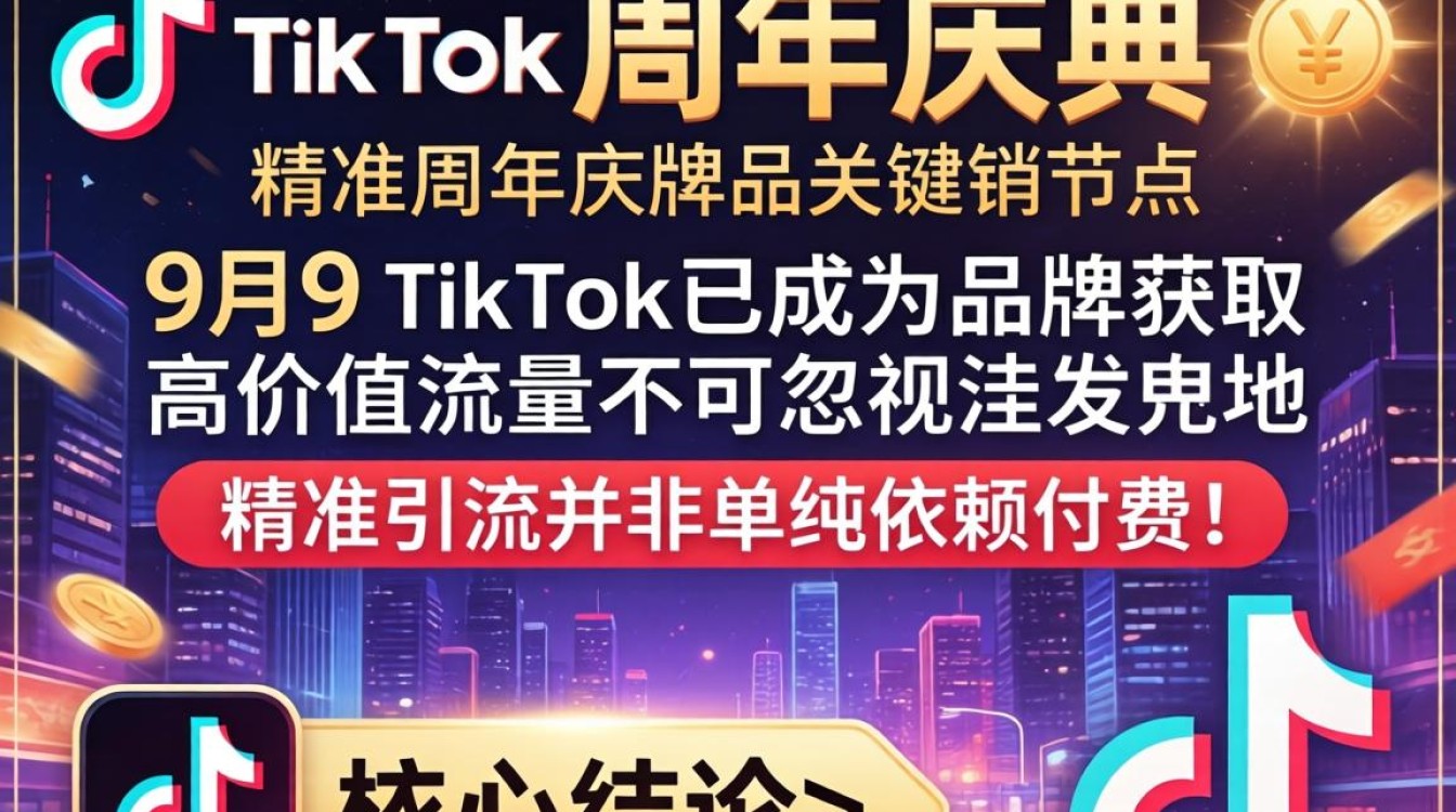 营销策略9周年tiktok如何做