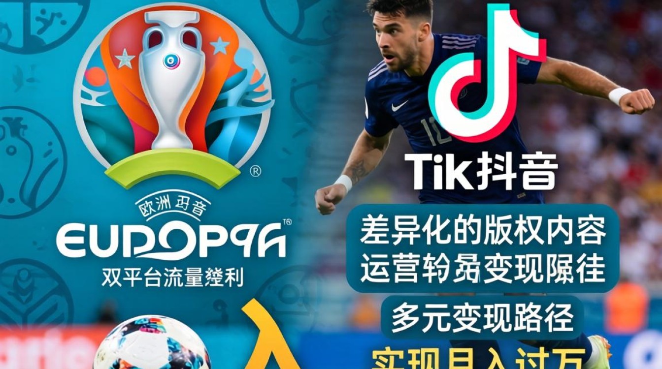 抖音欧洲杯版权tiktok变现技巧
