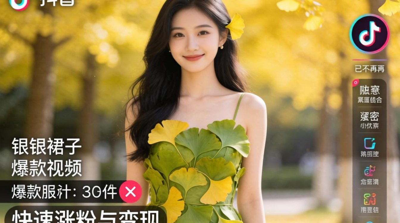 抖音银杏叶裙子怎么拍?账号主页如何优化提升流量 账号主页如何优化提升流量
