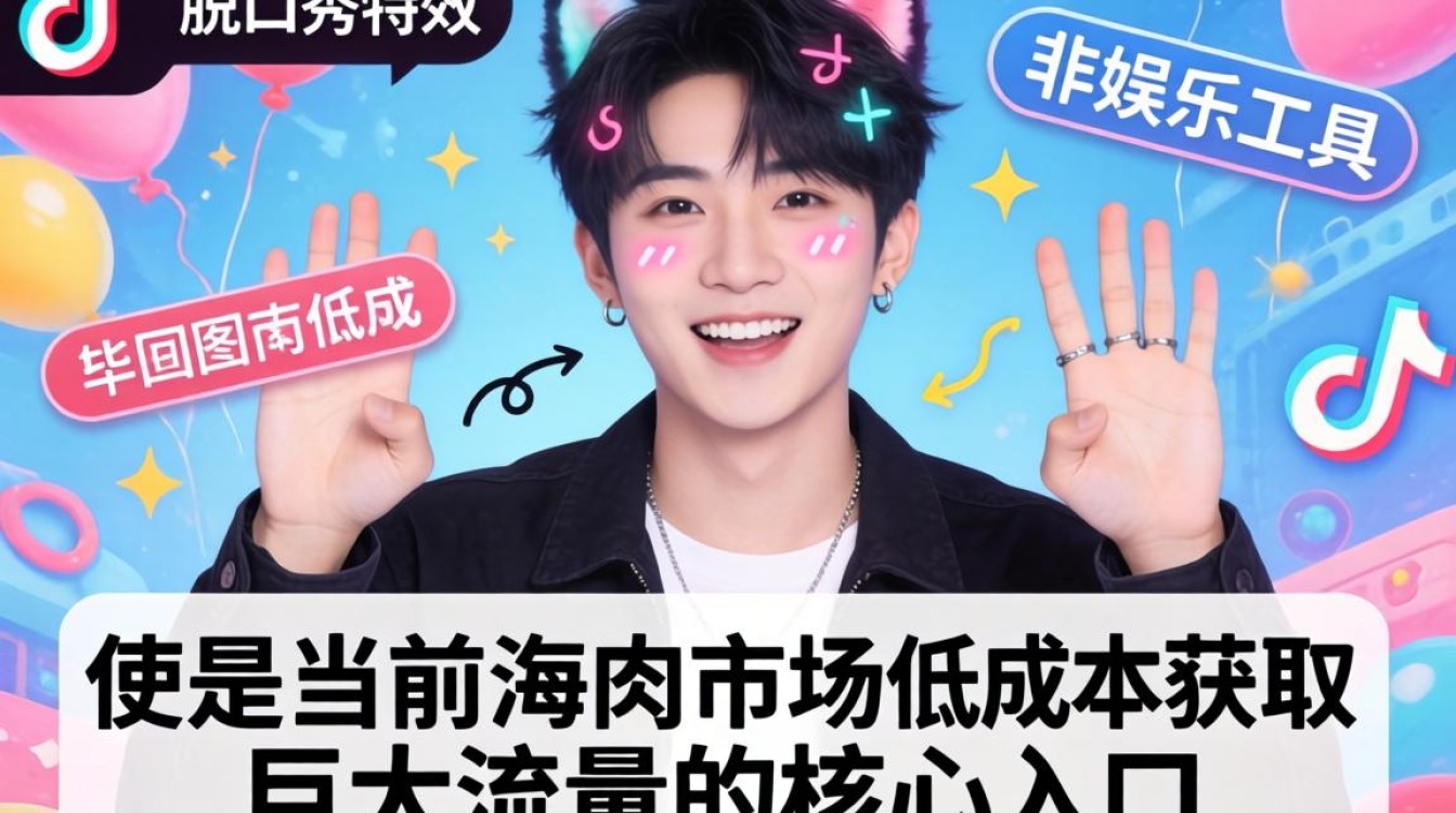 TikTok脱口秀特效怎么做