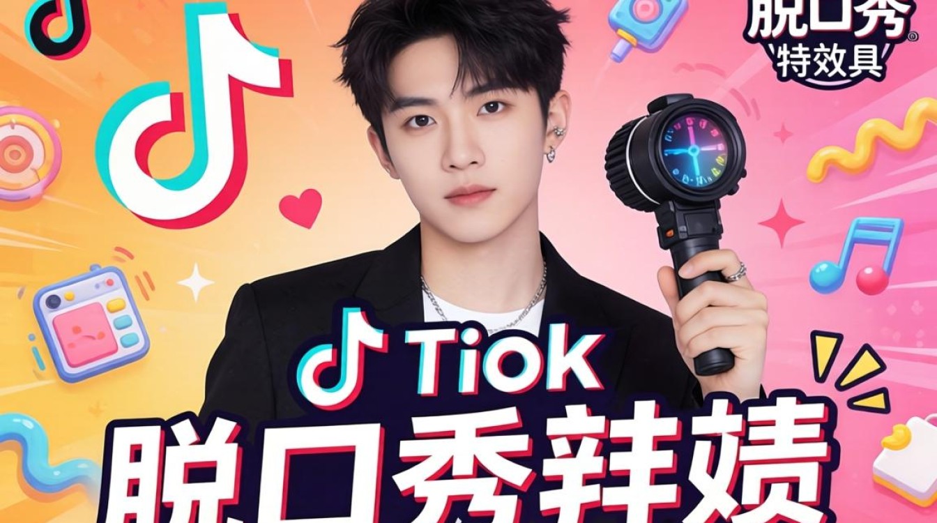 TikTok脱口秀特效怎么做