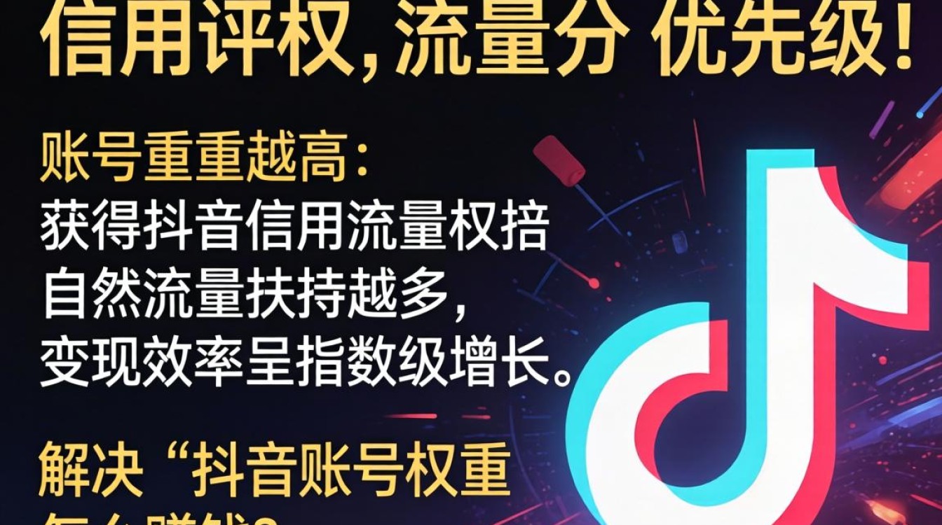 抖音账号权重怎么赚钱