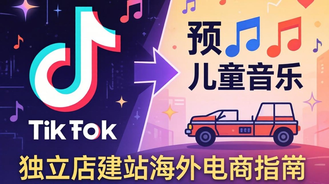 TikTok儿童音乐独立站怎么建