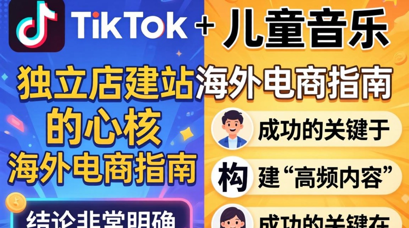 TikTok儿童音乐独立站怎么建