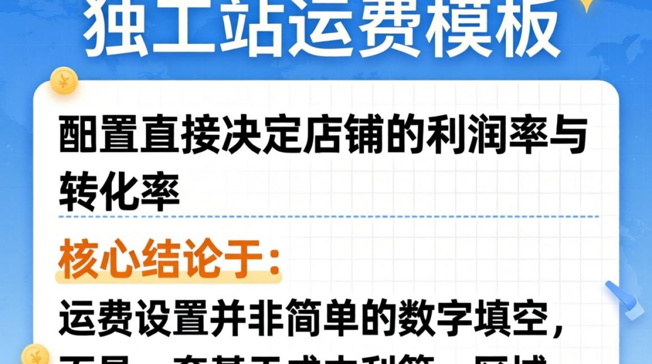 独立站怎么添加运费模板