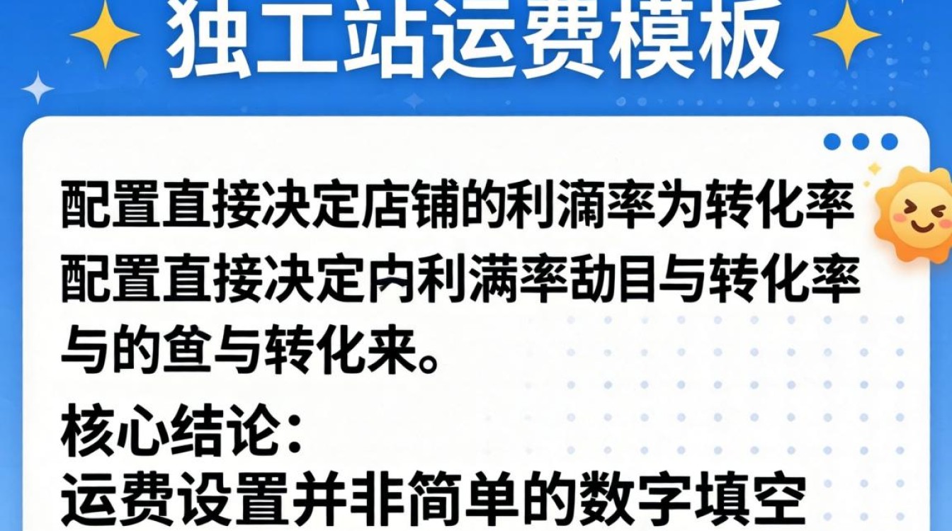 独立站怎么添加运费模板