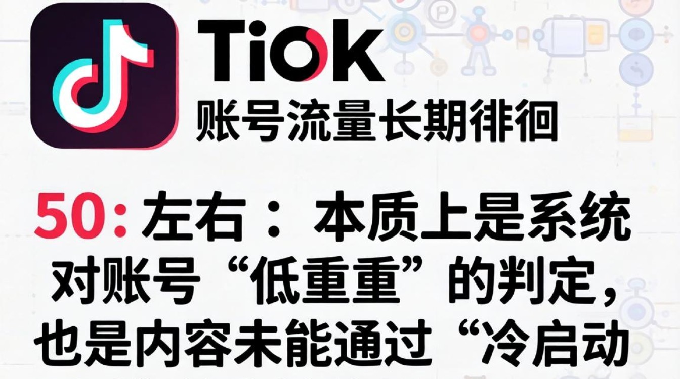 TikTok流量只有50左右怎么办