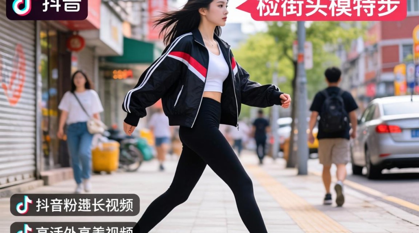 抖音街上走模特步怎么拍