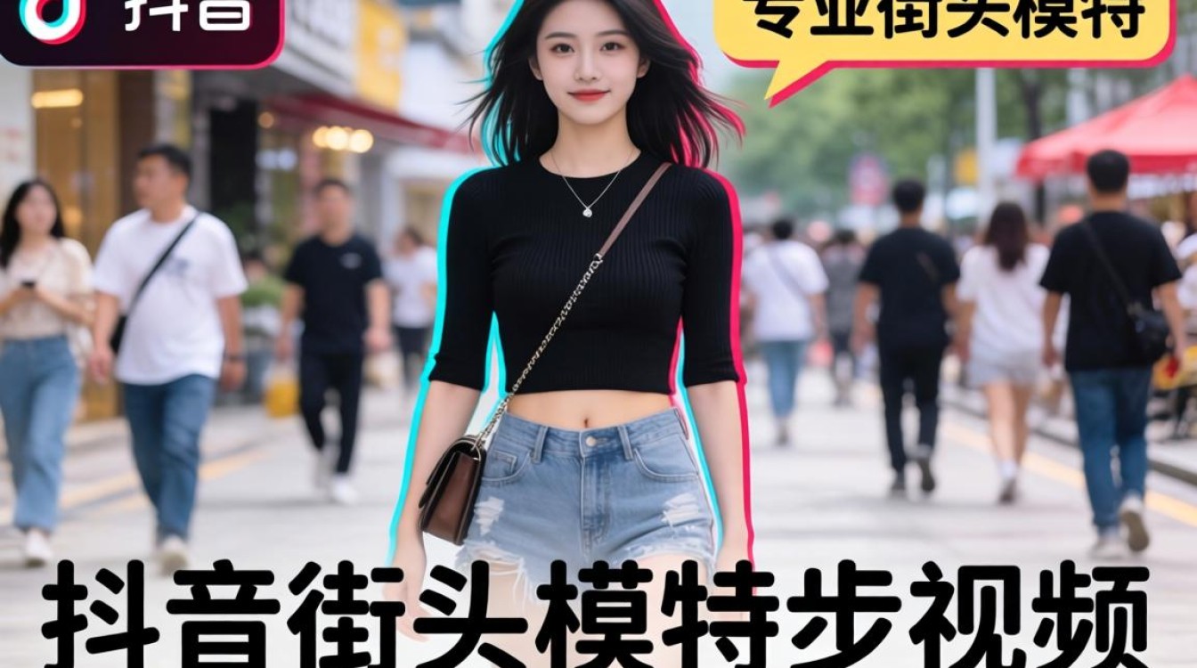 抖音街上走模特步怎么拍