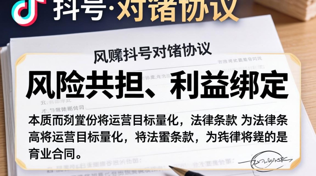 抖音账号对赌协议怎么写