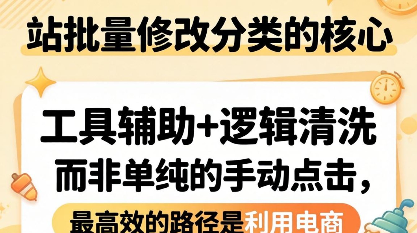 独立站怎么批量修改分类